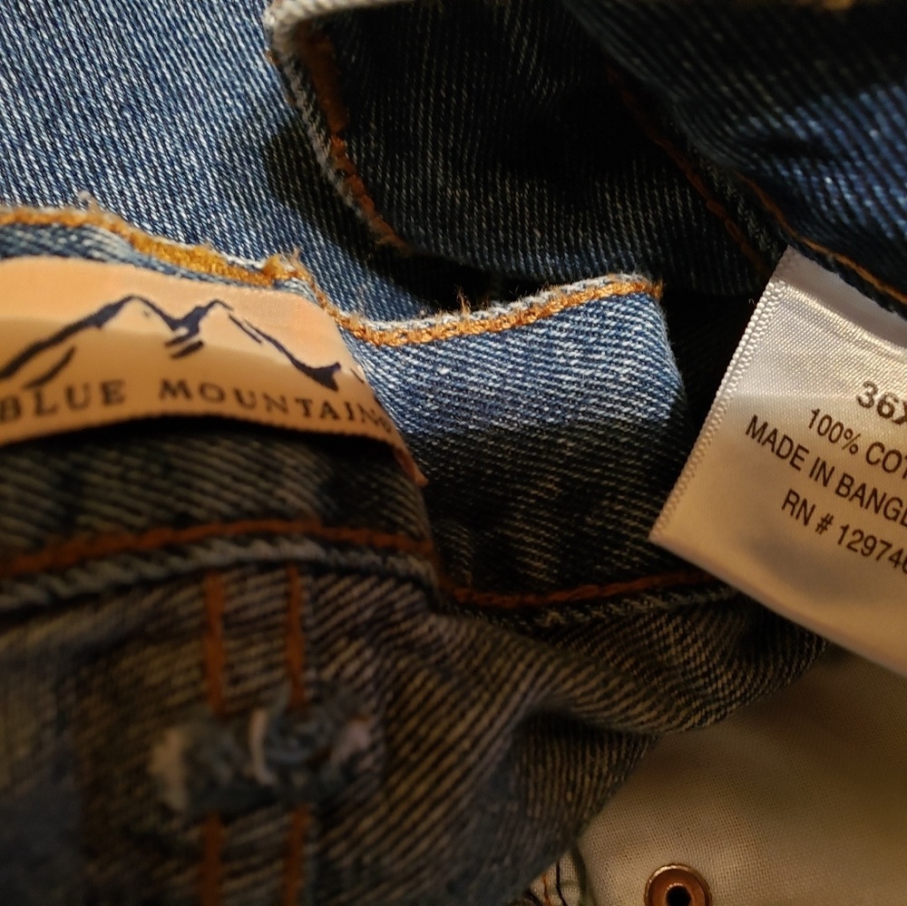Blue mountain jeans